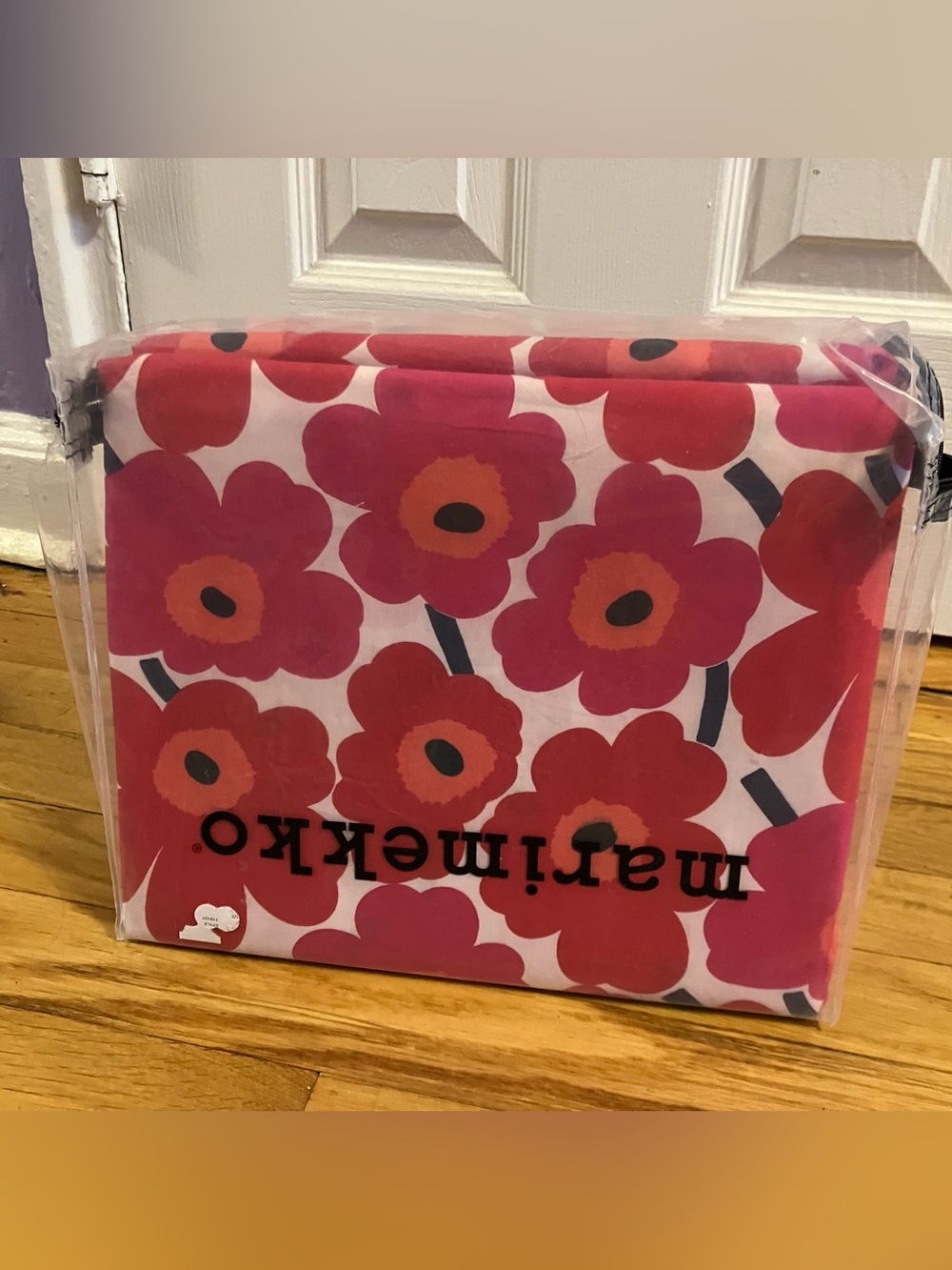 Marimekko Mini Unikko Queen Flat Sheet
